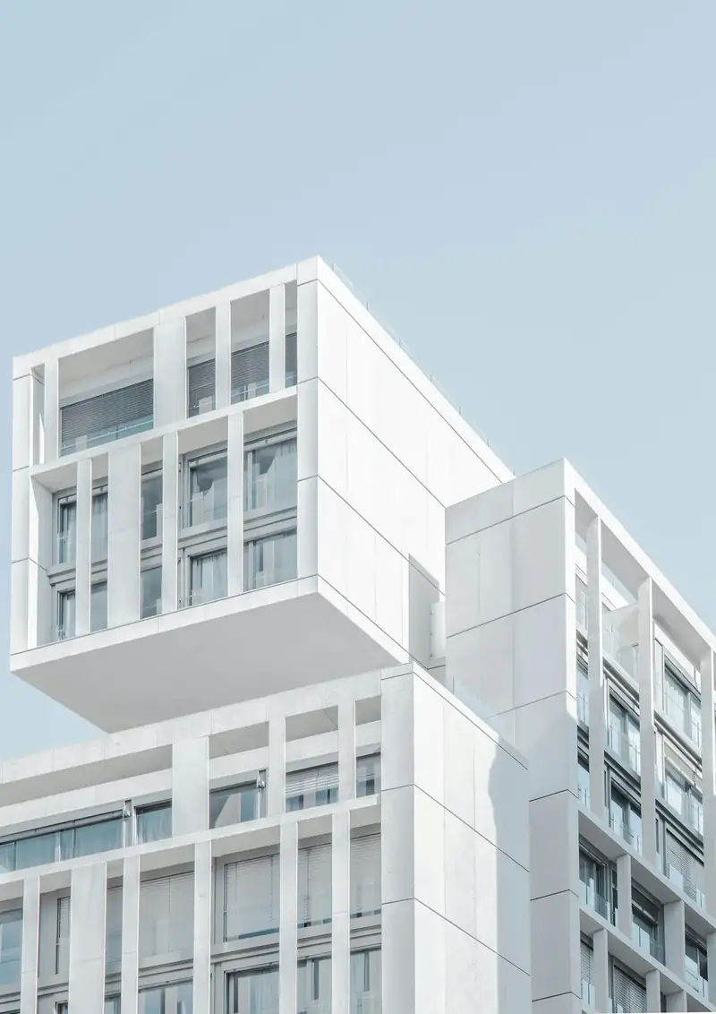 Commercial building facade