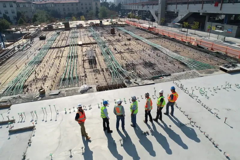 Commercial building under construction