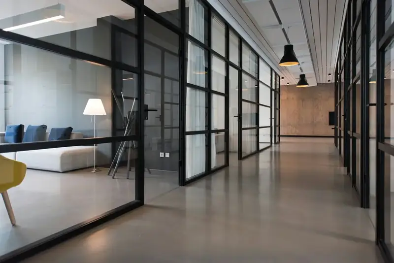 Meeting room in a commercial office