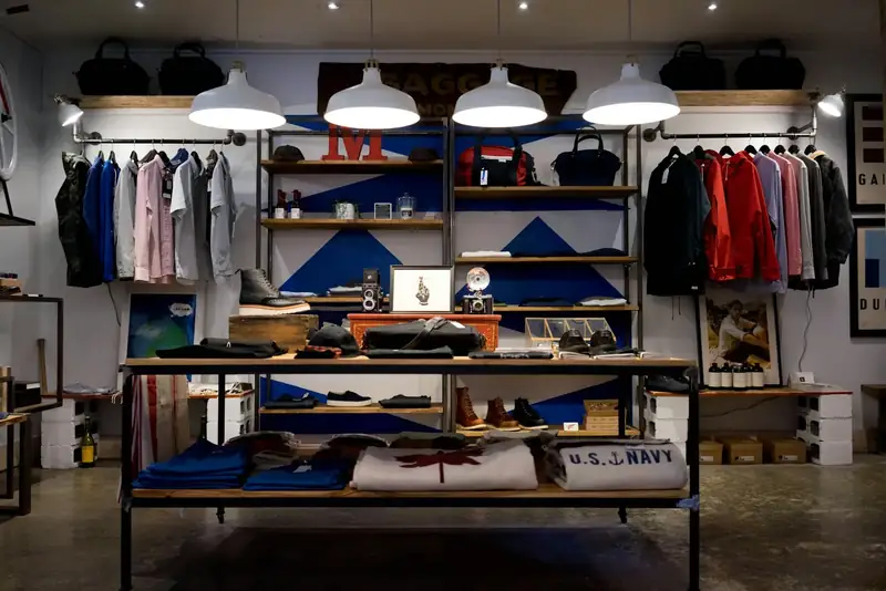Retail floor used by customers during trading hours